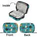 Blue Cartoon Cats Pill Case Bag | Zipper Weekly Organizer for Travel & Home Storage - Buy Online on GoSupps.com