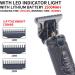 Styleader Professional Cordless Hair Trimmer - Zero Gapped T-Blade Clipper for Men - Beard Shaver and Detail Grooming Kit in Gray - Buy Online on GoSupps.com