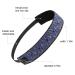 6 Pack Nurse Headbands with Buttons | Non-slip Velvet-lined Hairband | Adjustable Boho Yoga Headband - Buy Online on GoSupps.com