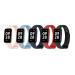 Lemspum Sport Silicone Wrist Bands Compatible with Xiaomi Redmi Band 2 Replacement Accessories Strap Waterproof One Size 5.5"-8.7" Black/Navy/Red/Blue/Pink/Cream
