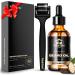 Waking Forest Derma Roller 0.25mm & Beard Oil(2oz) Sandalwood Beard Growth Kit Microneedle Beard Roller with 540 Titanium Natural Moisturize with Vitamin E Beard Growth Serum Birthday for Men 2 Fl Oz (Pack of 1)