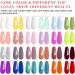 Anicco 27 Pieces UV Nail Polish UV Colour Gel Set Reflective Sparkling Shellac Nail Polish UV Gel Nail Polish Set for Beginners and Professionals 24+3B - Buy Online on GoSupps.com
