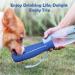 Peteast Foldable Dog Drinking Bottle - Dishwasher Safe Leak-Proof Design for Hiking & Outdoors - Ideal for Dogs & Cats - Marine Blue - Buy Online on GoSupps.com