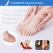 Dawnieee High Heel Insoles - 3 Pairs Gel Cushions for Women | Forefoot & Heel Protection Anti-Slip Silicone Pads - One Size White - Buy Online on GoSupps.com