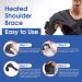 Heated Shoulder Wrap with Vibration | Electric Heating Pad Massager for Left/Right Shoulder | 3 Settings | LED Display - Buy Online on GoSupps.com