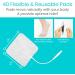 Vive Tens Unit Replacement Pads - 40 Pack Reusable Electrode Pads for Muscle Stimulation & Electrotherapy - Fits Most Devices - Buy Online on GoSupps.com