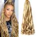 Ainimiu French Curly Braiding Hair 22 Inch 8 Packs - Pre Stretched Bouncy Braiding Hair- Loose Wavy Braiding Hair Synthetic Hair Extensions for Black Women 22 Inch(pack of 8) 27-613