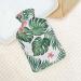 Tropical Leaf Hot Water Bottle with Plush Cover - Hand Warmer for Adults & Children | 26.5x15.3cm - International Shipping Available - Buy Online on GoSupps.com