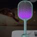 Electric Fly Swatter | 3000V Electric Indoor UV Light 2 in 1 Inhaled Photocatalyst Fly LED Lamp with 3-Layer Safety Mesh (Green) - Buy Online on GoSupps.com