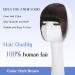 100% Human Hair Wispy Bangs - Clip in Easy French Extensions for Daily Wear-Dark Brown - Buy Online on GoSupps.com