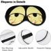 LynaRei Cartoon Tired Eye Sleep Mask - Funny Expression Blindfold for Full Night's Rest and Travel - Elastic Blackout Cover for Deep Sleep - Buy Online on GoSupps.com