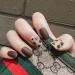 Sethexy Short Square Leopard Pattern Brown Matt False Fingernails - Complete Cover Acrylic Press-On Nail Tips for Women & Girls | International Shipping - Buy Online on GoSupps.com