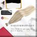 Moresoo Real Hair Bonding Extensions | Blond 40cm Keratin I-Tip | Ashblond & Platinblond #P18/613 | 40g/50s - Shop Now! - Buy Online on GoSupps.com