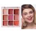 Palette de Gloss L vres | 9 Nuances de Brillant L vres pour Femme Mat Imperm able Non Collant Tenue Longue Dur e Pour Filles Et Adolescentes Pour Occasions Sp ciales Et F tes De Maquillage