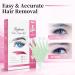 Eyebrow Wax Strips Kit Facial Wax Strips Hair Removal Eyebrow for All Skin Types 24 Strips Pearl Powder 2g Essential Oil 3ml long last for 6weeks - Buy Online on GoSupps.com