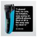 Braun Electric Series 3 Razor with Precision Trimmer - Rechargeable Wet & Dry Foil Shaver for Men - Blue/Black - Buy Online on GoSupps.com