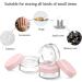 24 Pcs PAMIYO 10ml Clear Empty Jars - Pink Cream Jars for Skincare | International Shipping - Buy Online on GoSupps.com