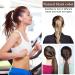 100PCS 2 Dark Hair Ties for Women - Seamless Thick Hair Bands, Elastic Ponytail Holders - No Damage Hair Ties in Dark Colors - Buy Online on GoSupps.com