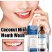Premium Stainless Steel Tongue Scraper for Adults | Deep Clean Fresh Breath & Stain Removal | Mouth Care Set with Coconut Mouthwater - Buy Online on GoSupps.com