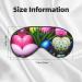 SSIMOO Colorful Easter Eggs Eye Mask | Double-Sided Soft Light Blocking for Better Sleep - Buy Online on GoSupps.com