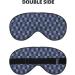 Blue Gingham Buffalo Check Sleep Masks | Comfortable & Soft Eye Mask with Adjustable Strap for Home & Travel Use - Buy Online on GoSupps.com