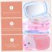 JECOMPRIS Cartoon Contact Lens Case - Compact Travel Holder | 4 Box Set for On-the-Go | Assorted Colors | Perfect for Contacts 6.5x4.5x2.5CM - Buy Online on GoSupps.com