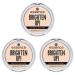 essence BRIGHTEN UP! banana powder 20 jaune matifiant pour peaux mixtes vegan sans huile sans parfum sans alcool lot de 3 (3x9g)