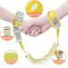 Toddler Safety Harness with Lock and Anti Lost Wrist Link, Reflective Tape Liner - Yellow Leash (6.5ft) - Buy Online on GoSupps.com