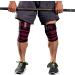 ACHIEVE FIT Knee Wraps for Weightlifting - Men and Women Knee Support - Compression for Powerlifting, Deadlifting, Squats - Prevent Injuries, Enhance Stability & Power - 72 Red/Black (Pair) - Buy Online on GoSupps.com