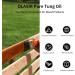Natural Pure Tung Oil 32 oz - Food Grade Safe Waterproof Finish for Wood Indoor & Outdoor Furniture - Buy Online on GoSupps.com