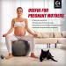 65cm Yoga Ball Chair for Pregnancy, Physical Therapy & Office - Stability Ball with Stainless Steel Pilates Bar - Black - Buy Online on GoSupps.com
