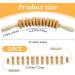 Wood Massage Scooter & Back Roller - 12 Rolls 360 Curved Muscle Relief Cellulite Treatment & Manual Gloves - Buy Online on GoSupps.com