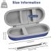 LOPHE Electric Toothbrush Travel Case Dustproof Toothbrush Storage Holder Portable Toothbrush Protective Cover Bag Electric Toothbrush Case Container for Business Camping Travel (Royal Blue) - Buy Online on GoSupps.com