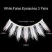 White False Eyelashes for Cosplay & Halloween | Natural Look Anime Makeup - 3 Pairs - Buy Online on GoSupps.com