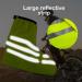 Ywyhhm Waterproof Shoe Covers for Men & Women - Reflective Rain Overshoes for Biking (Size 40-43) - Yellow - Buy Online on GoSupps.com