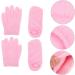 FRCOLOR 4 Pairs Gel Care Kit Grooming Gloves Hand Healing Man Suit Hand Softening Protective Gloves Small Cotton Gloves Hand Gloves Men Suit Sock Pink Yarn Women's Moisturizing - Buy Online on GoSupps.com
