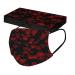 ZQP Disposable Face Bandana Valentine's Day Face Bandanas Heart Shaped Design 3-Ply Breathable Adjustable Balacavas 10PCS A1124-269
