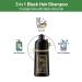 TENGLONG Instant Black Hair Dye Shampoo 500ml - Long Lasting Color, 100% Gray Coverage, Herbal Ingredients - For Men & Women - Includes Gloves - Buy Online on GoSupps.com