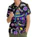 PIGO American Bigfoot Hawaiian Shirt for Men - Funny Sasquatch Button Down - Neon Mexico - X-Large - Buy Online on GoSupps.com