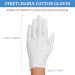 DSLSQD Cotton Gloves 3 Pairs White Cotton Gloves for Dry Hands Moisturizing Eczema Washable Cotton Gloves for Men and Women Guard Parade Jewellery Film Photo Coin Inspection Hand Spa (L) - Buy Online on GoSupps.com