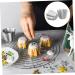 Alipis 2pcs Octagonal Cake Mold Roasting Pan Paper Cups Cupcake Mold Creative Baking Mold Muffin Candy 7.5x7.5x6.5cm Silver - Buy Online on GoSupps.com