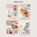 Toothpaste Holder Dispenser - Multipurpose Toothpaste Squeezer No Drilling | Dispenser Tool Strong and Sturdy for Hand Cream Makeup Remover Tosier White - Buy Online on GoSupps.com