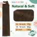 Easyouth Brown Invisible Wire Hair Extensions 18 Remy Human Hair #2 - 80g - Buy Online on GoSupps.com
