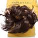 SEGO 80G Large Hairpiece Scrunchie Hair Extensions - Messy Bun Updo with Elastic Band in Medium Brown | Voluminous Style - Buy Online on GoSupps.com