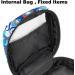 Mandala Blue Flower Storage Bag - Large Menstrual Cup Cylinder with Zipper | Multi-Colored Bags for Period Inserts Tampons & Panty Liners - Ideal for Girls & Women - Buy Online on GoSupps.com