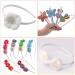 Buy Candygirl 20-Piece White Satin Frontal Ligaments & Headbands for Girls - DIY Accessories - Buy Online on GoSupps.com