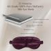SILKSLEEK 22 Momme Pure Mulberry Silk Sleeping Eye Mask - Soft & Comfortable Blackout Mask in Burgundy Gift Box - Buy Online on GoSupps.com