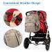 Dikaslon Large Diaper Bag Backpack - Multifunctional Baby Bag with Pacifier Holder & Stroller Belts for Mom & Dad (Khaki) | International Shipping - Buy Online on GoSupps.com