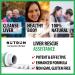 Nutrum Liver Cleanse & Detox Supplement - Herbal Formula with Milk Thistle & Vitamin C for Liver Renewal, Bad Breath, Acne, Low Energy - 60 Capsules - Buy Online on GoSupps.com