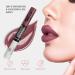 Dermacol 16-Hour Lip Color - Highly Pigmented & Shiny Two-Phase Lip Gloss No. 12 Braun-Lila 7.1 ml | Long-lasting Lip Makeup with Matte & Glitter Finish - Buy Online on GoSupps.com